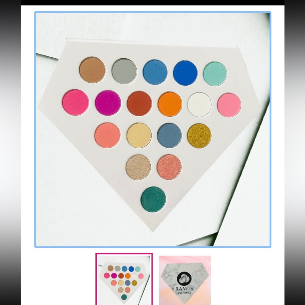 Highly pigmented vegan eyeshadow palette Ramos Cosmetics